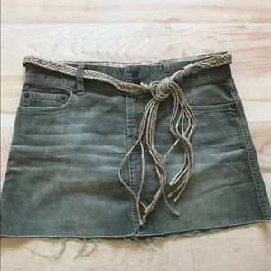 Abercrombie & Fitch corduroy mini skirt size 0